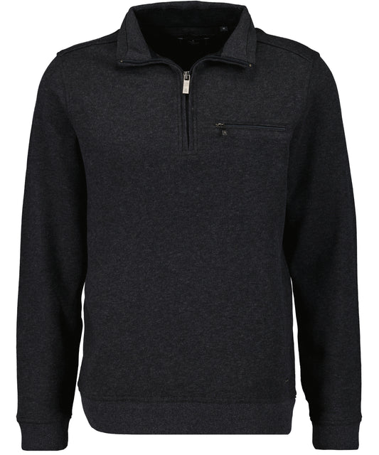 Sweatshirt mit Stehkragen und Zip - Modehaus Schlier