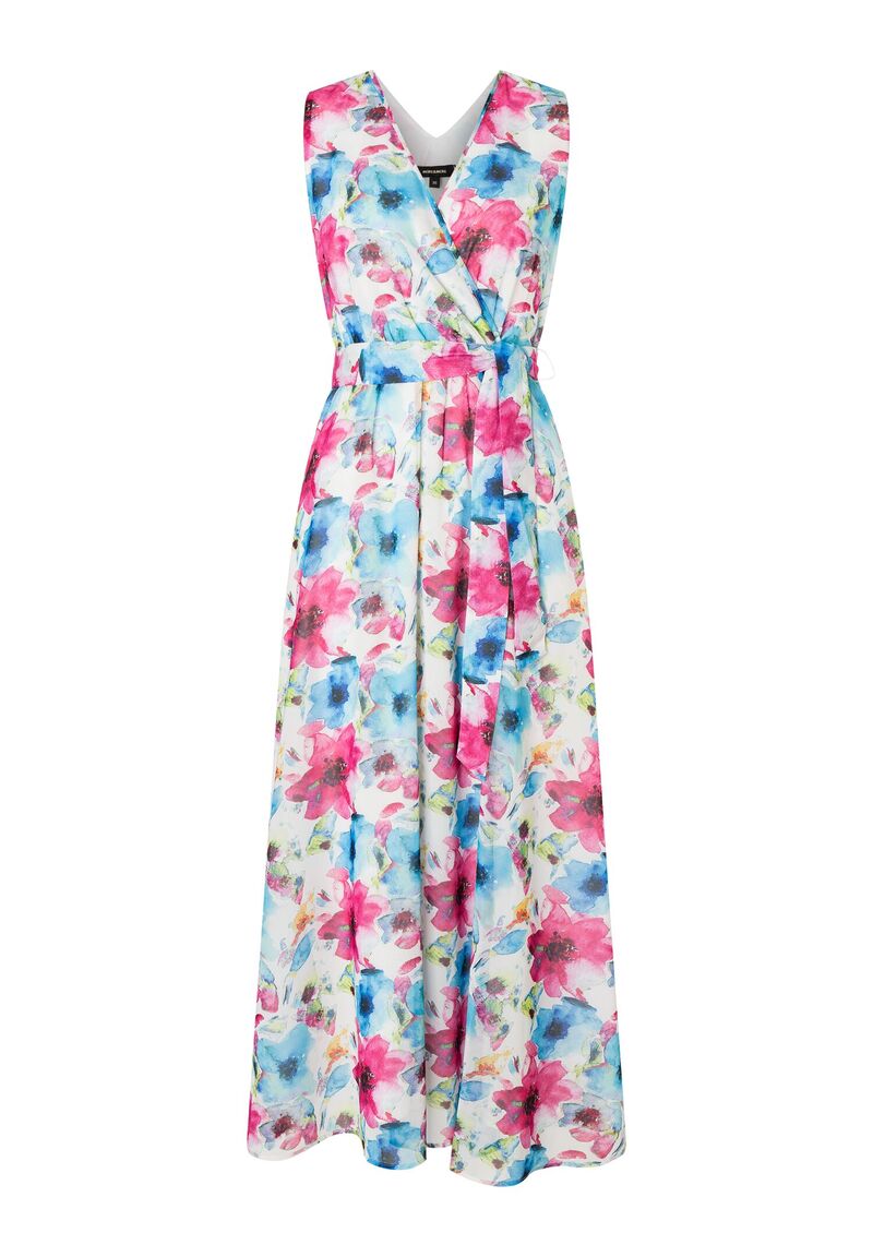 Chiffon Maxikleid  Flowerprint  Sommer-Kollektion