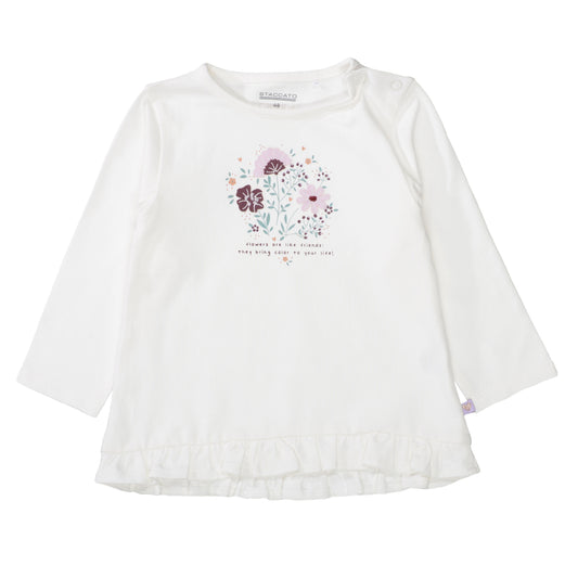 Langarmshirt mit Blumen-Print