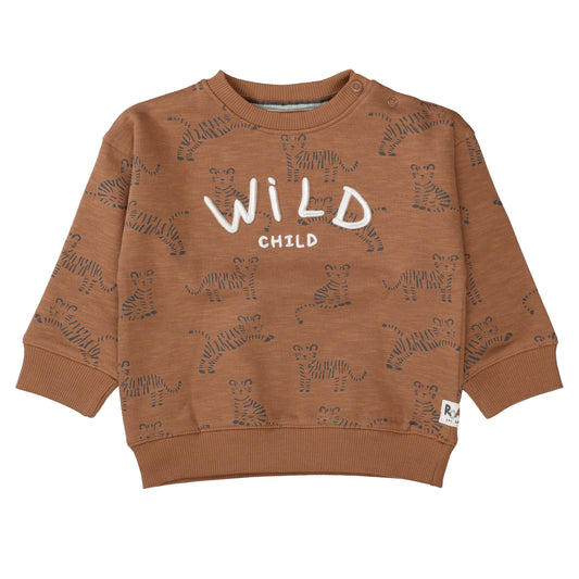 Sweatshirt mit Tiger-Print