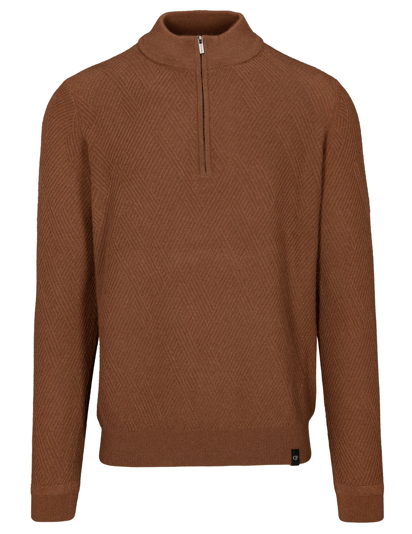 Zip Troyer Pullover, Struktur