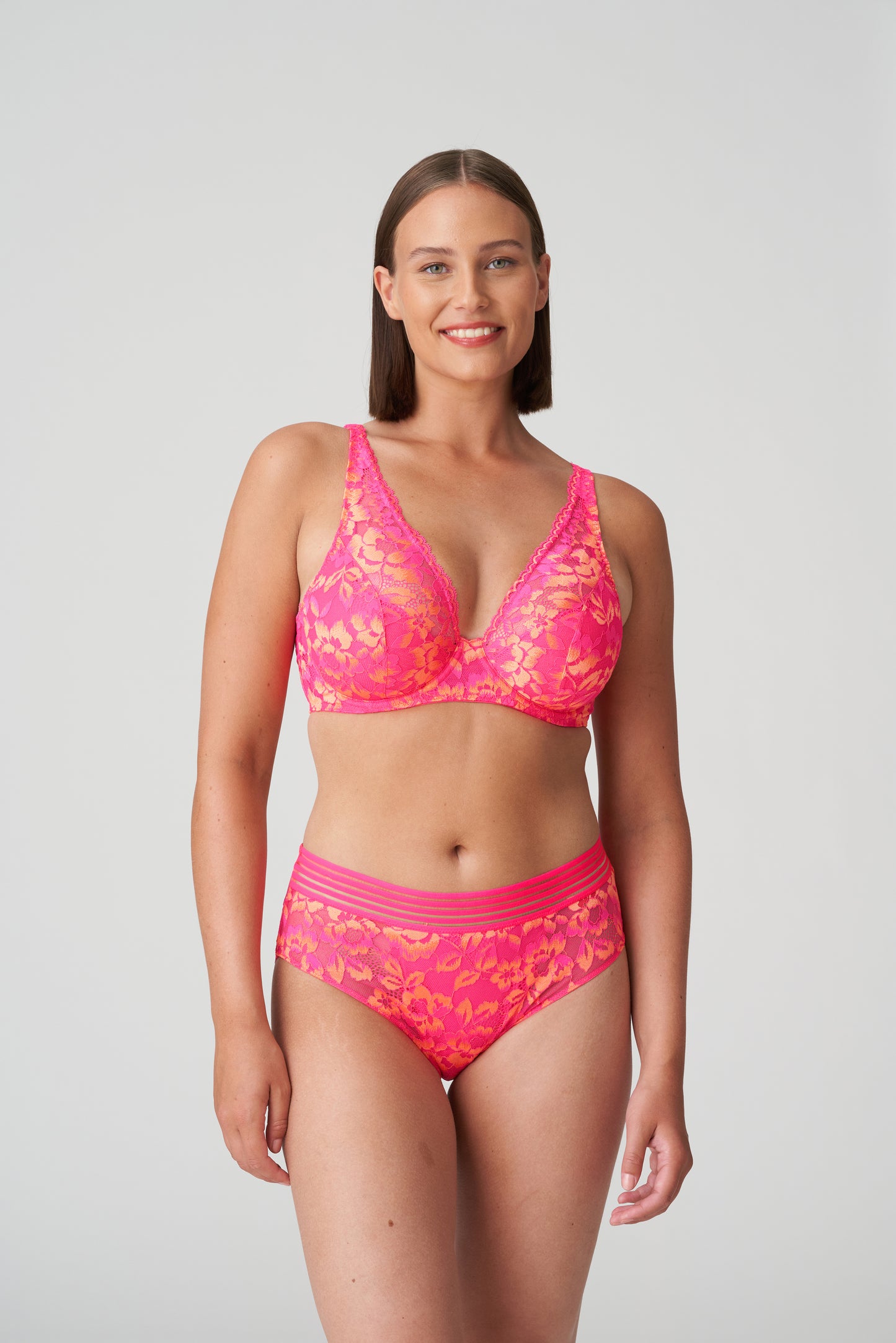 VERAO L.A. Pink halb unterlegter BH tiefdek. - Modehaus Schlier