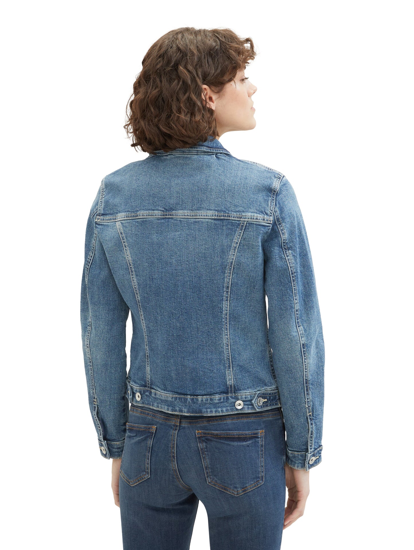 Jeansjacke mit recycelter Baumwolle