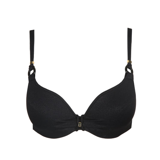 DAHU schwarz Unterlegter Bikini Herzform