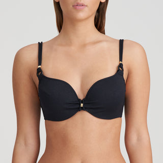 DAHU schwarz Unterlegter Bikini Herzform