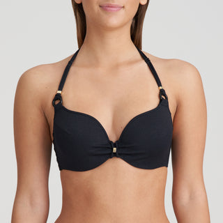 DAHU schwarz Unterlegter Bikini Herzform