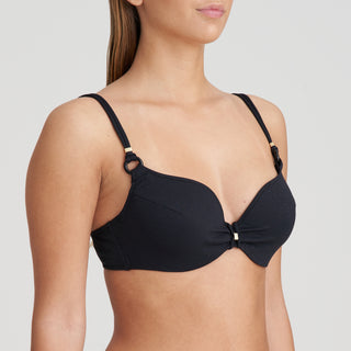 DAHU schwarz Unterlegter Bikini Herzform