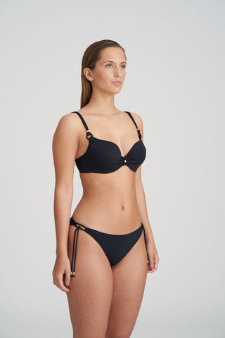 DAHU schwarz Unterlegter Bikini Herzform