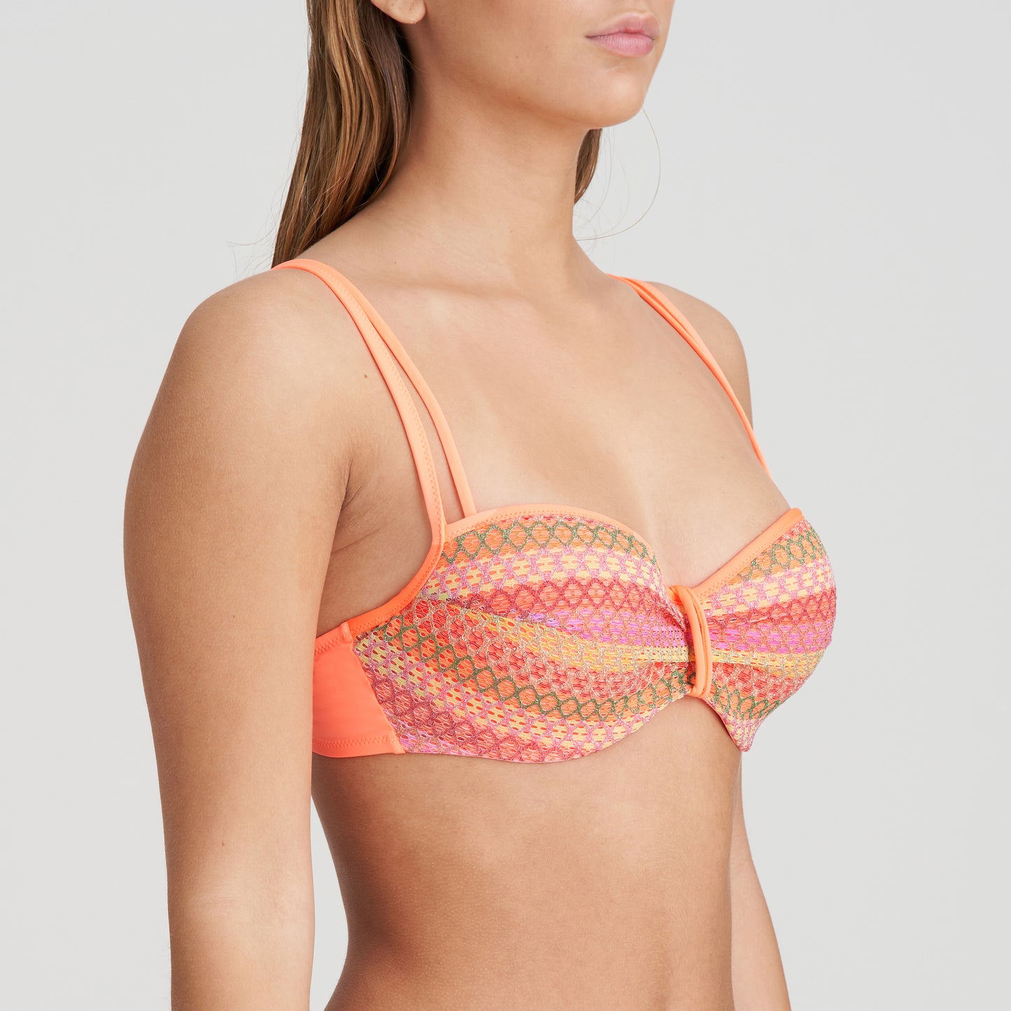 ALMOSHI juicy peach Unterlegter Bikini Balconette