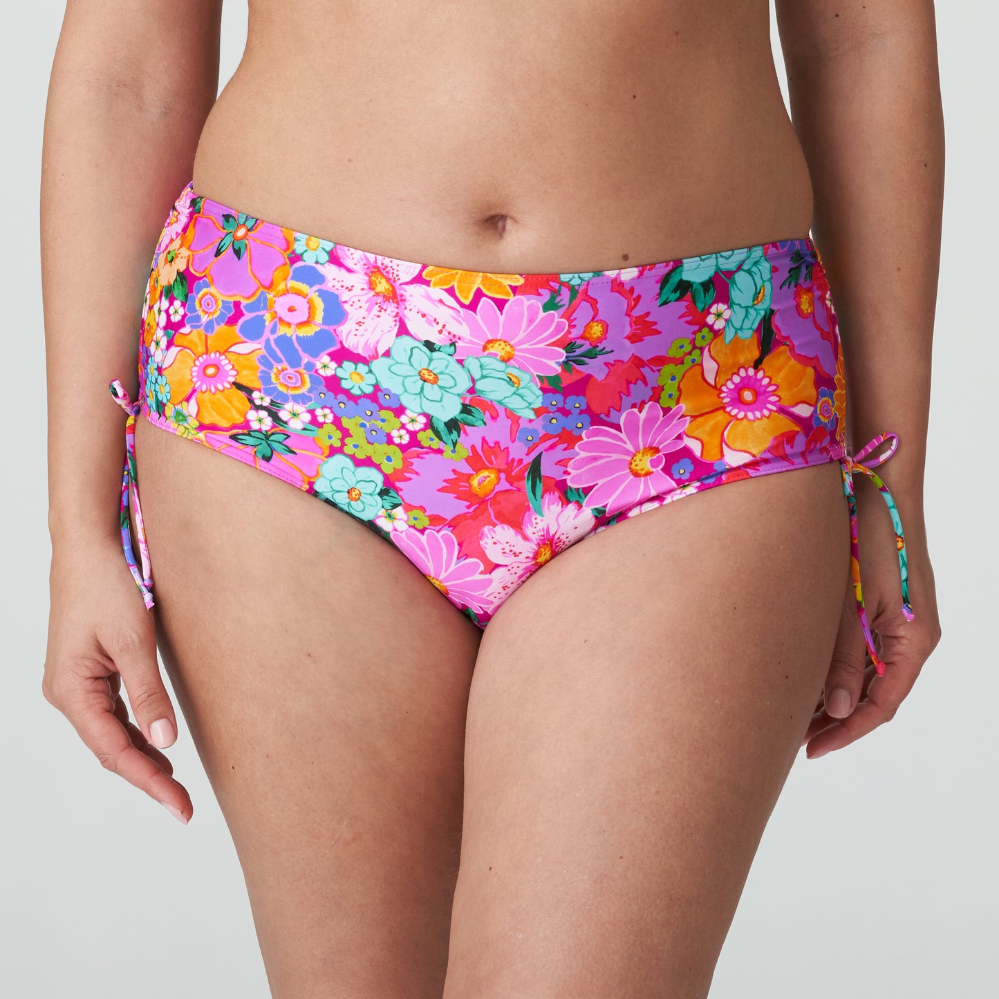 NAJAC Floral Explosion Bikini Taillenslip m. Schnur