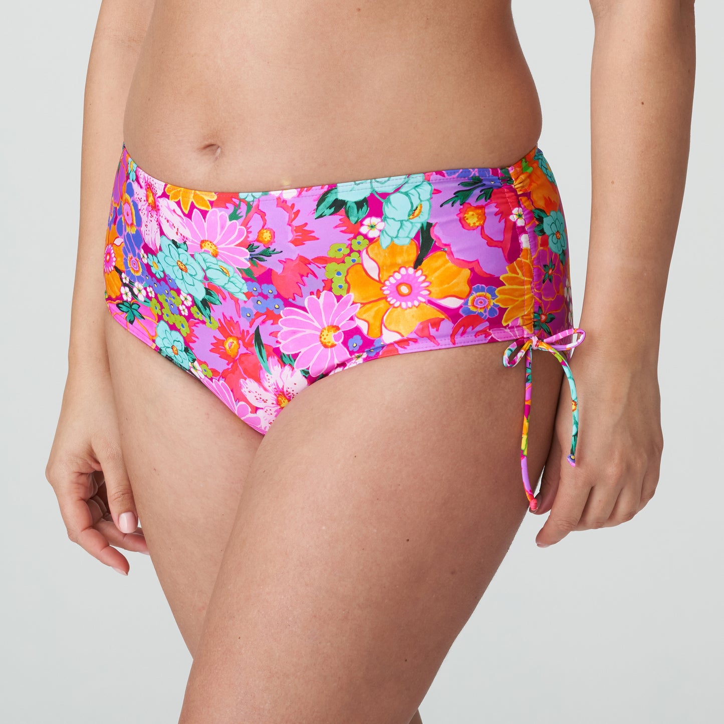 NAJAC Floral Explosion Bikini Taillenslip m. Schnur