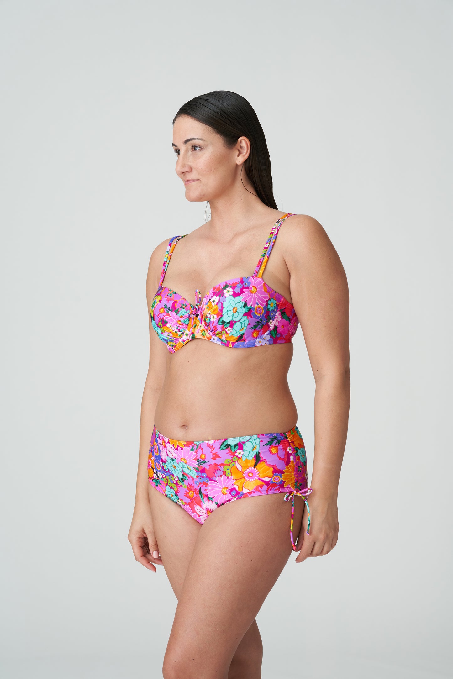 NAJAC Floral Explosion Bikini Taillenslip m. Schnur