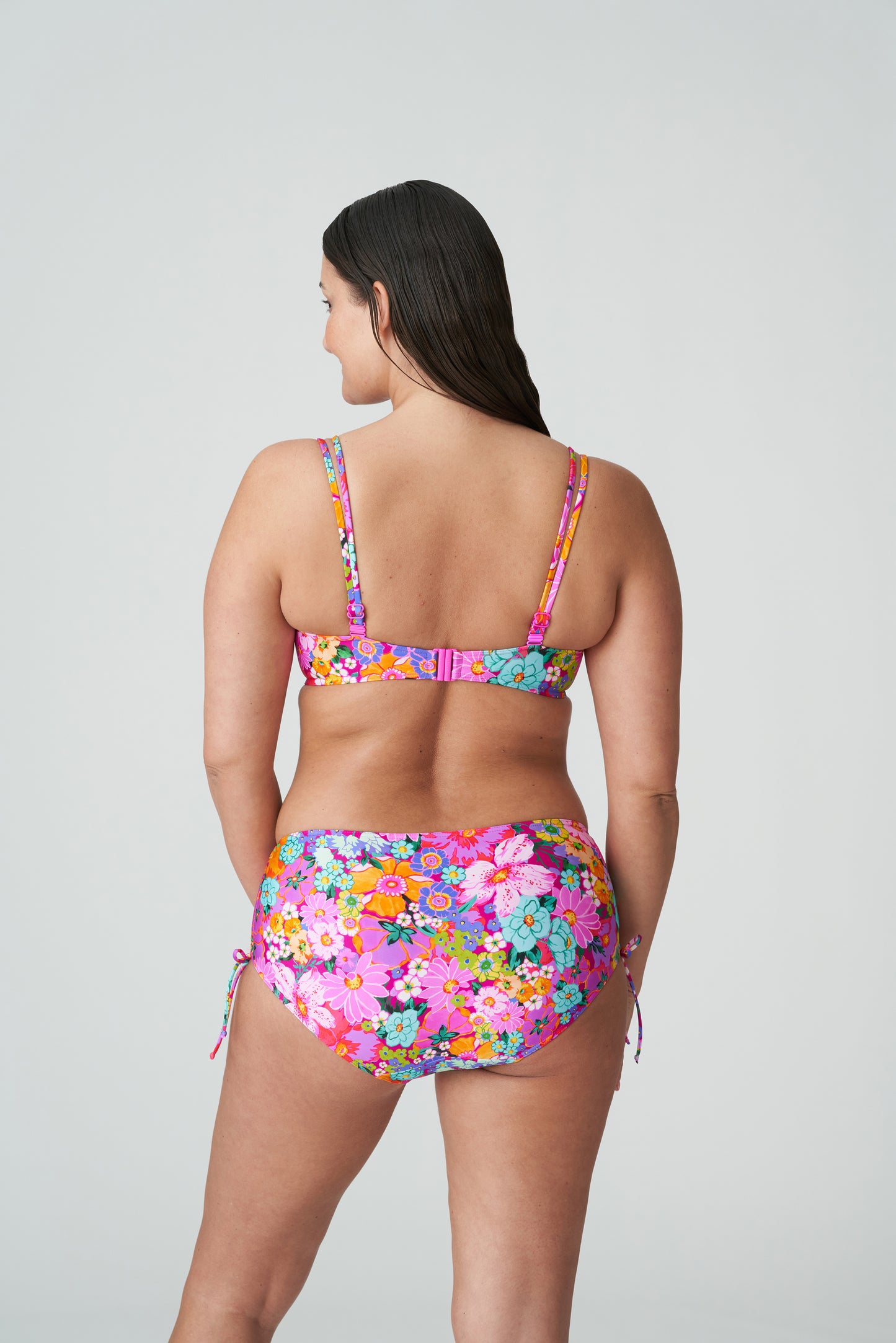 NAJAC Floral Explosion Bikini Taillenslip m. Schnur