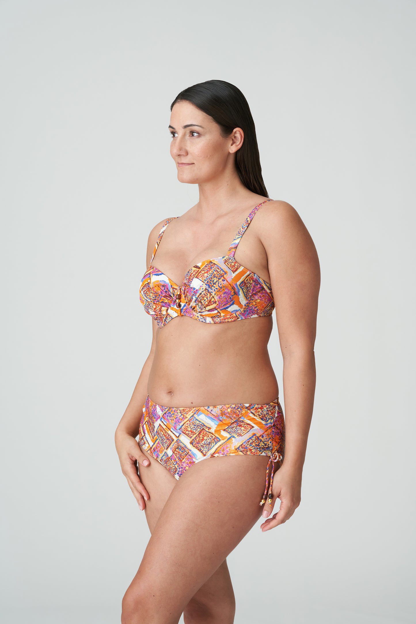 NAVALATO Summer Sunset Bikini Taillenslip m. Schnur