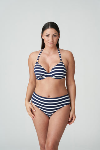 NAYARIT Water Blue halb unterlegter Bikini tief.