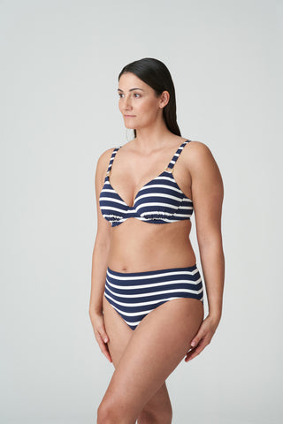 NAYARIT Water Blue halb unterlegter Bikini tief.