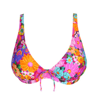 NAJAC Floral Explosion halb unterlegter Bikini tief.