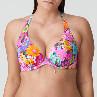 NAJAC Floral Explosion halb unterlegter Bikini tief.