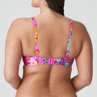 NAJAC Floral Explosion halb unterlegter Bikini tief.