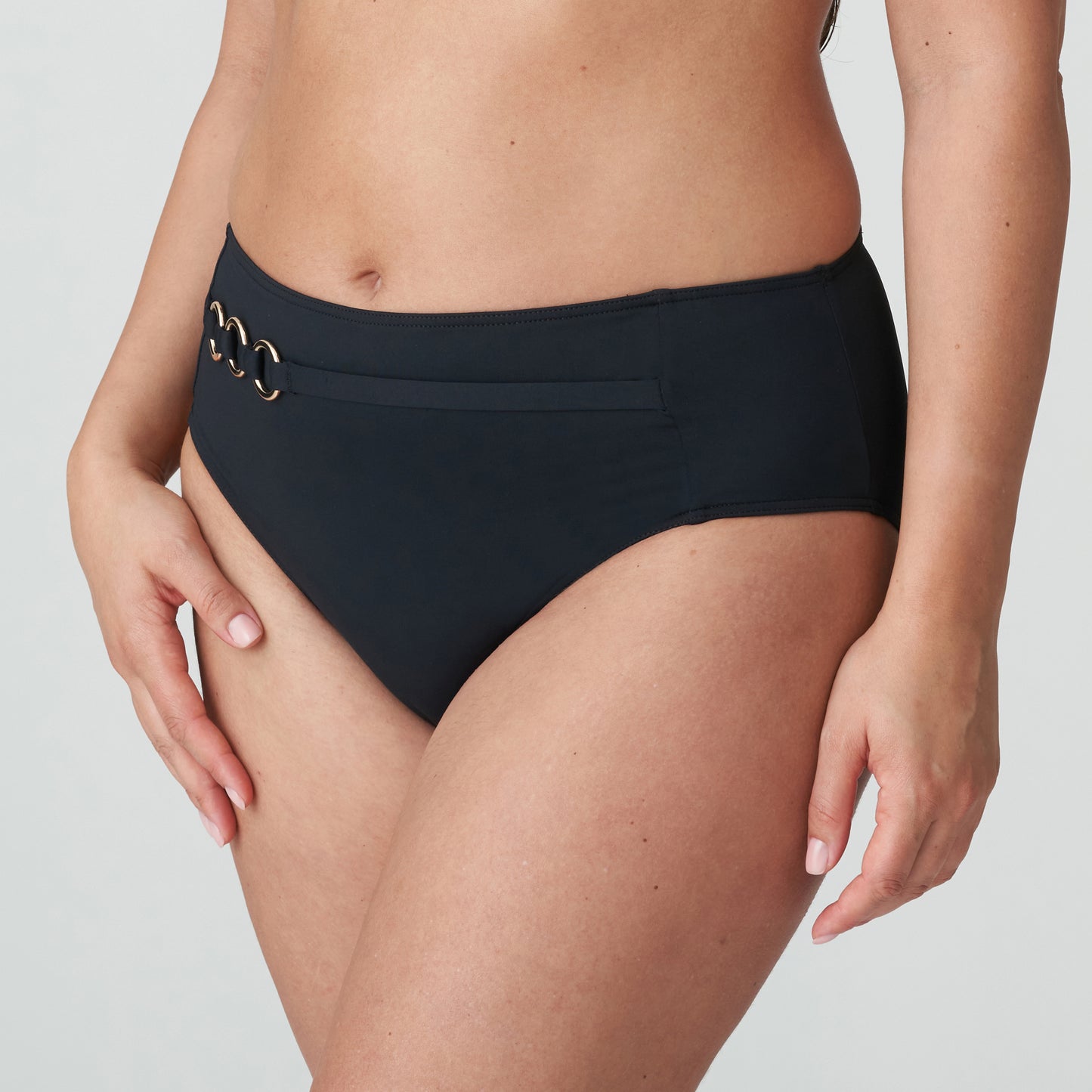 DAMIETTA schwarz Bikini Taillenslip