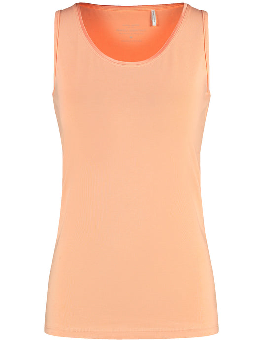 Basic Top aus nachhaltigem Baumwoll-Stretch