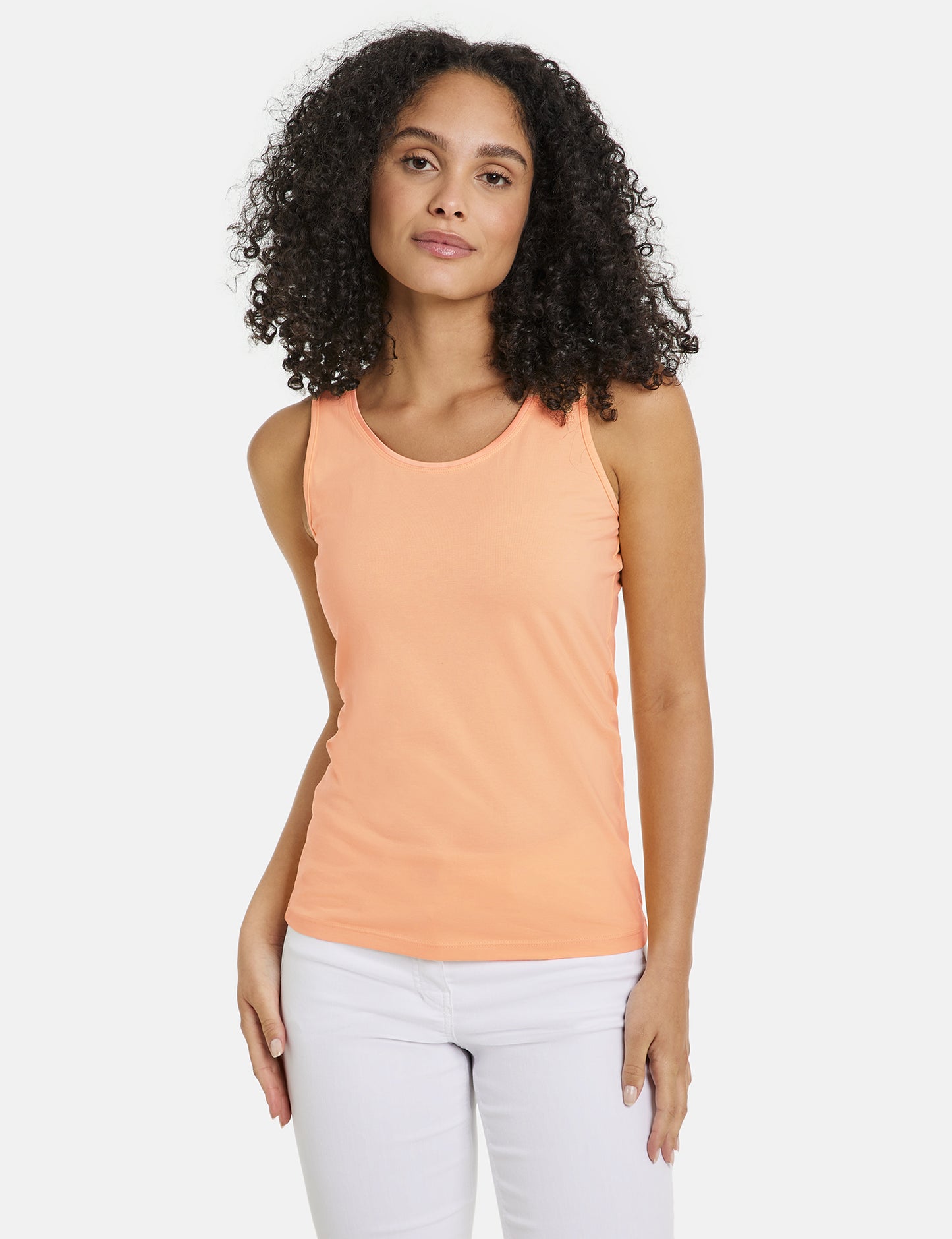 Basic Top aus nachhaltigem Baumwoll-Stretch