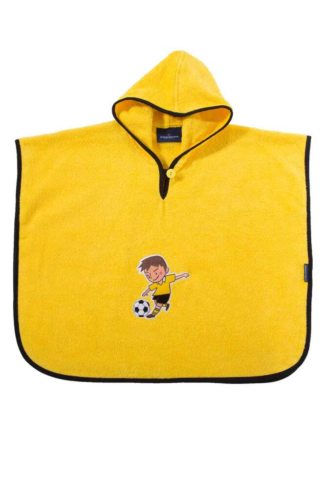 FUSSBALL Poncho, gelb