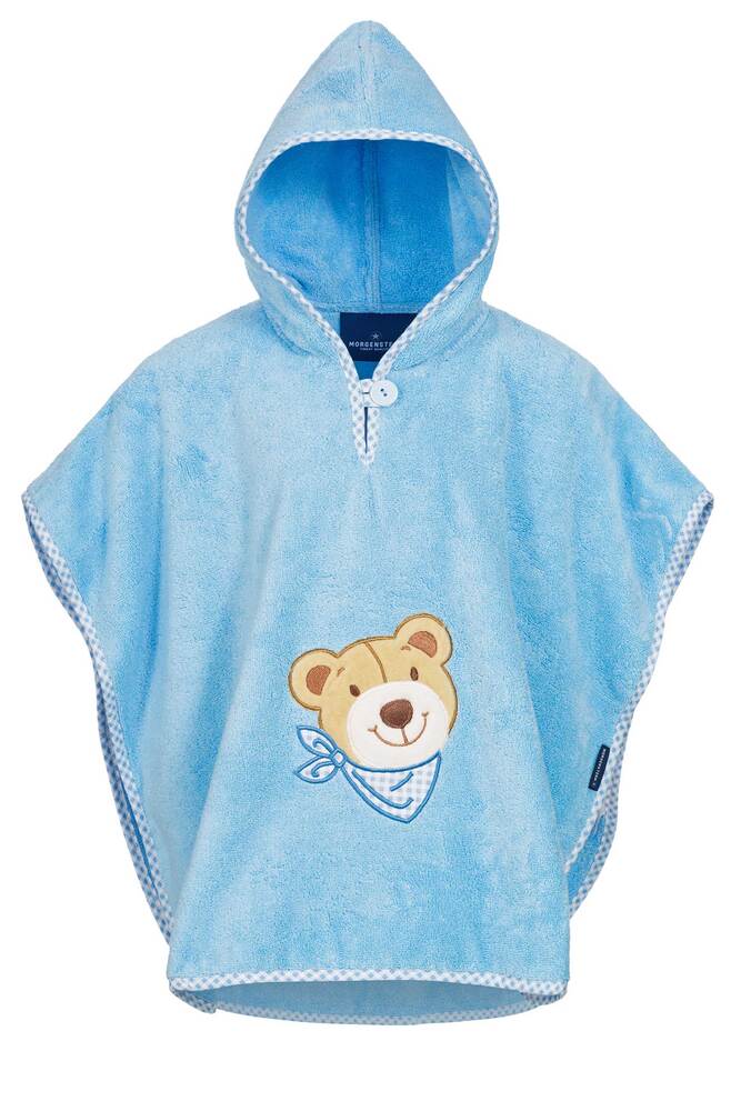 BÄR  Poncho, blau