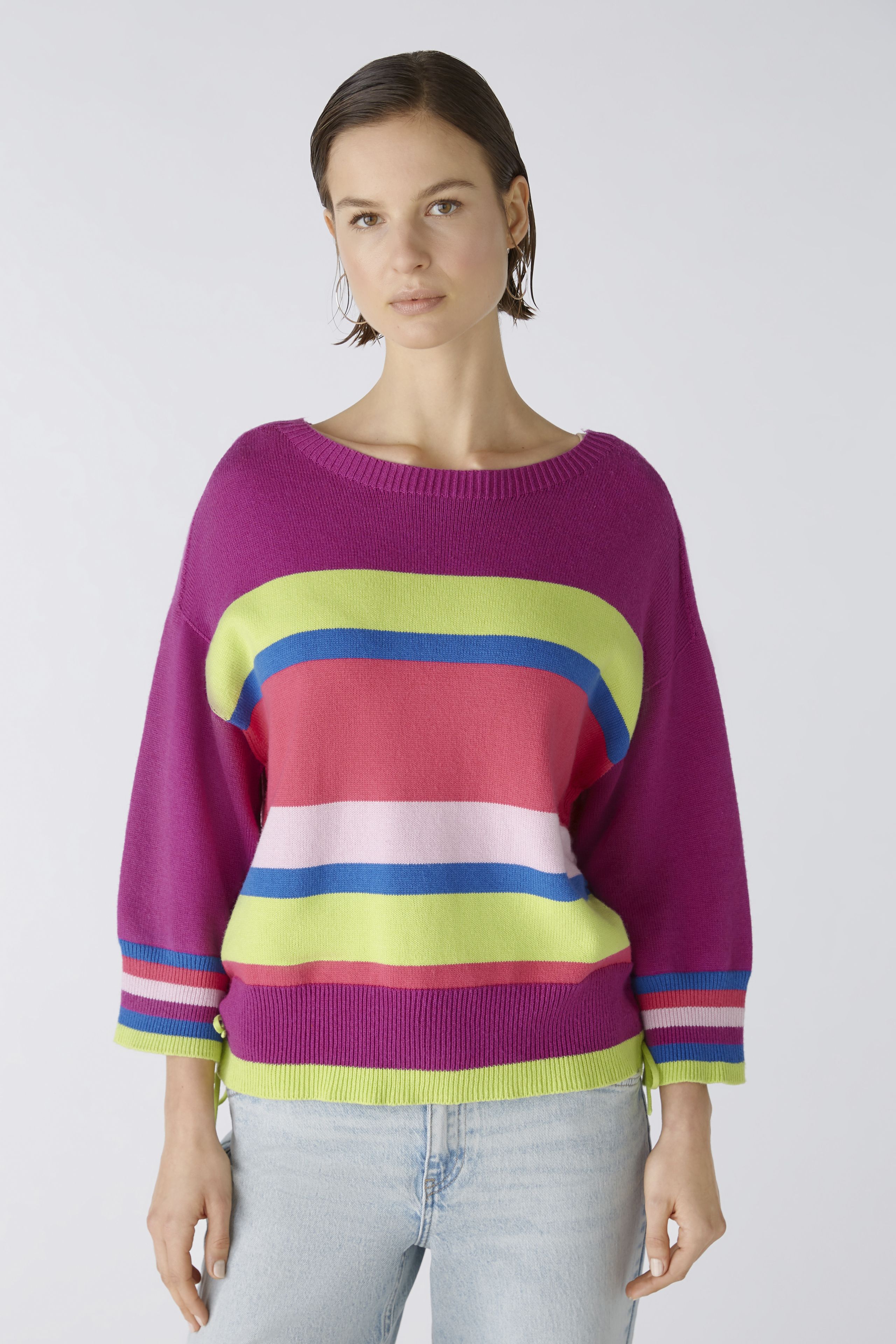 Pullover mit Baumwoll- und Viskoseanteil
