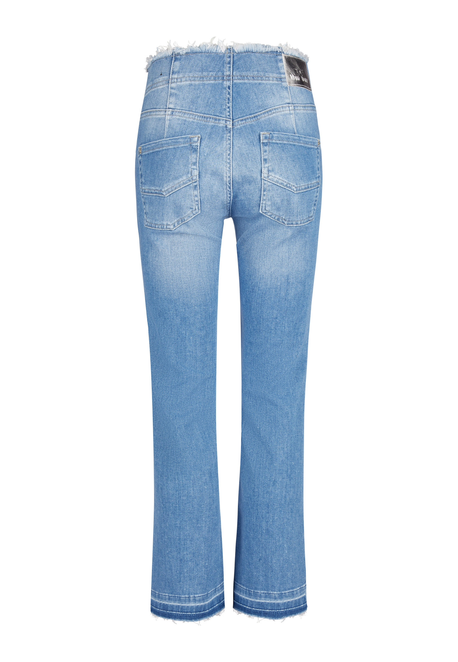 Jeans mit Fransenbund